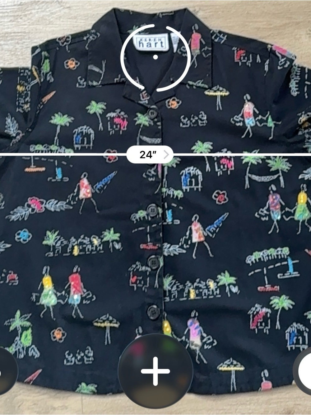 Vintage 90s Y2K Keren Hart Women Colorful People Button Up Jacket XL Embroidered - Picture 7 of 11